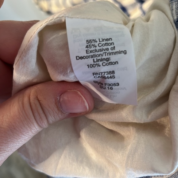 Madewell shift dress size small sleeveless grid print lined with pockets - Picture 10 of 11